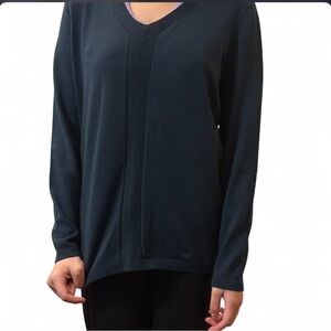 Talbots Dark Teal Long Sleeve Top